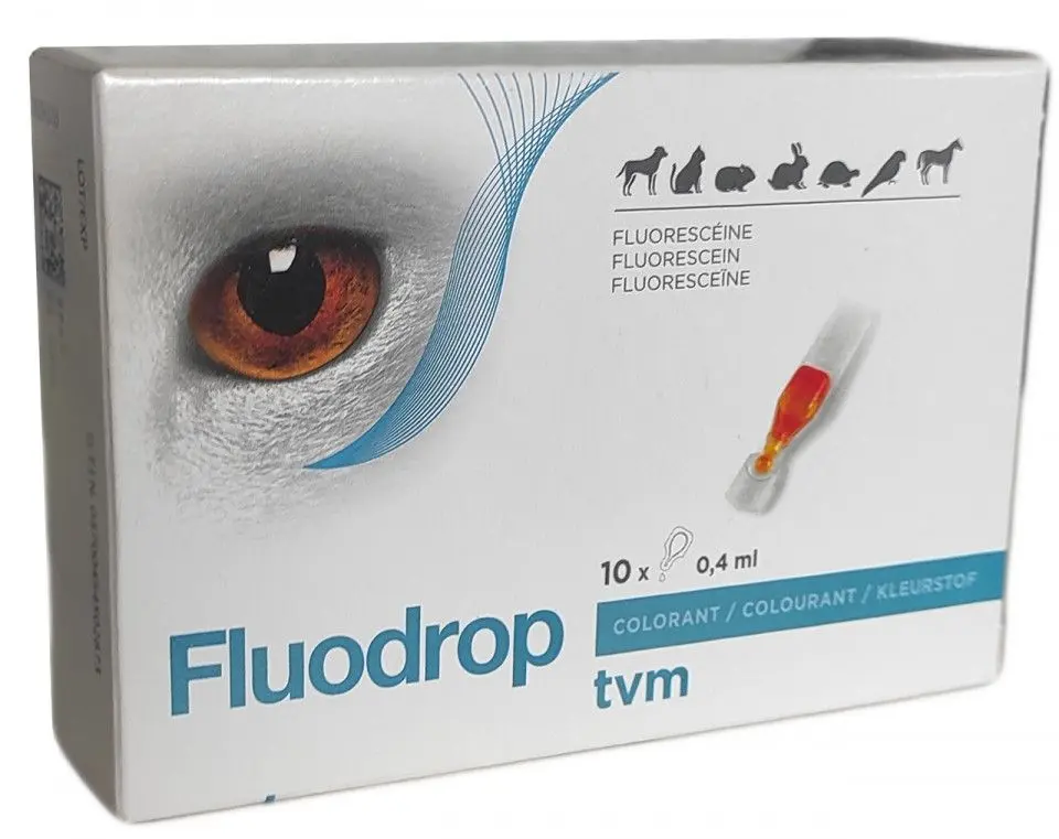 Fiole oculare, Fluodrop, 10x0.4 ml
