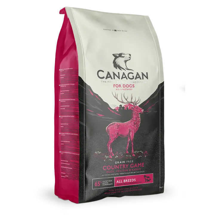 Canagan Dog Grain Free Country Game All Lifestages & Breeds, 2 kg