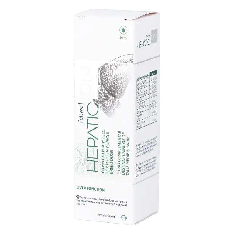 Petswell Hepatic ON Medium & Large Breeds, 50 ml