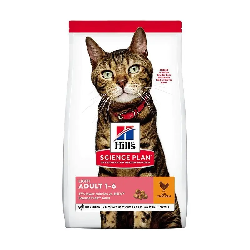 Hill's Science Plan Feline Adult Light Chicken, 10 kg