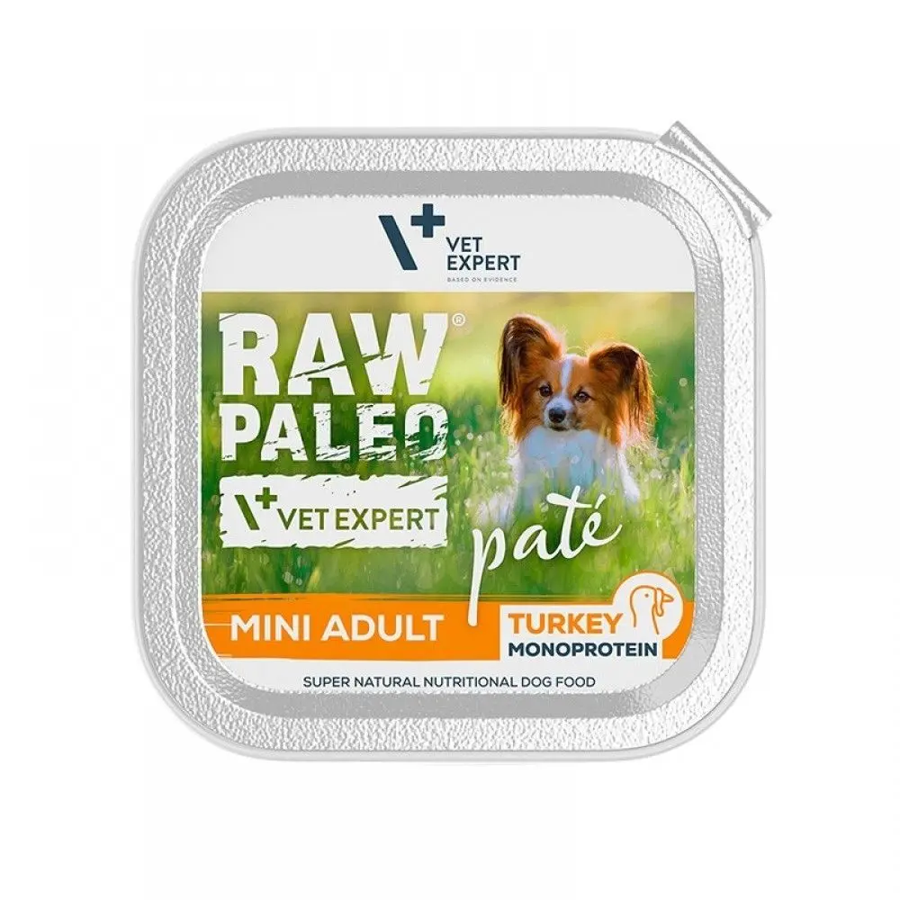Raw Paleo, Pate, Turkey, Mini Adult, 150 g
