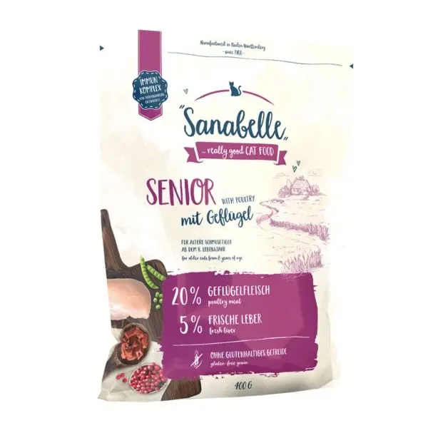 Hrana uscata pisici, Sanabelle Senior, 400 g