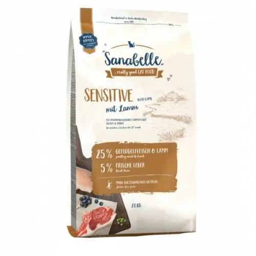 Hrana uscata pisici, Sanabelle Sensitive, Miel, 2 kg