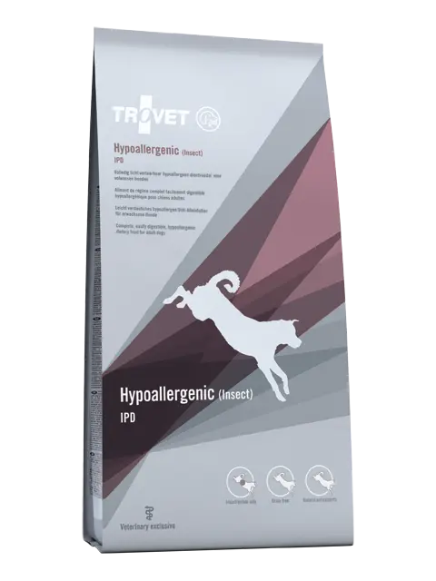 Trovet Dog Hypoallergenic cu Proteina de Insecte, 3 kg