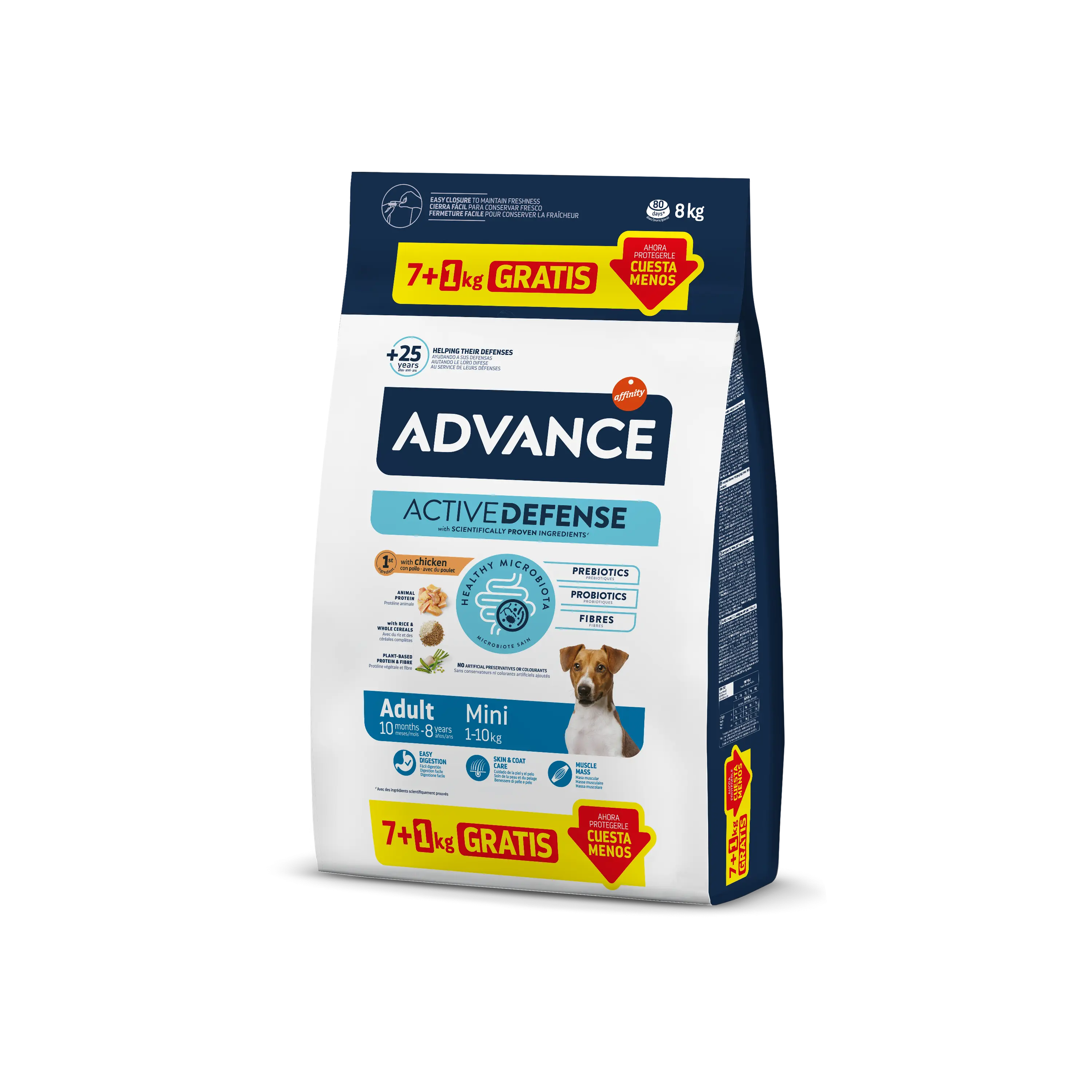 Advance Dog Mini Adult, 7+1 kg