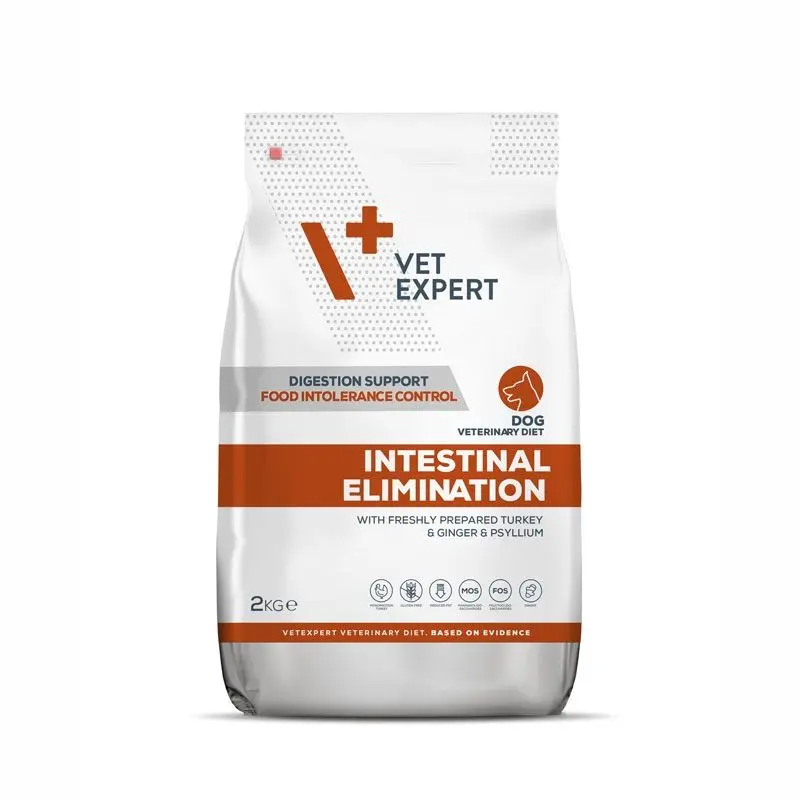 4T Dieta Veterinara Intestinal Dog Elimination, Vetexpert, 12 kg