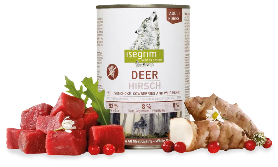 Hrana umeda, Isegrim Dog Adult Deer, 800 g