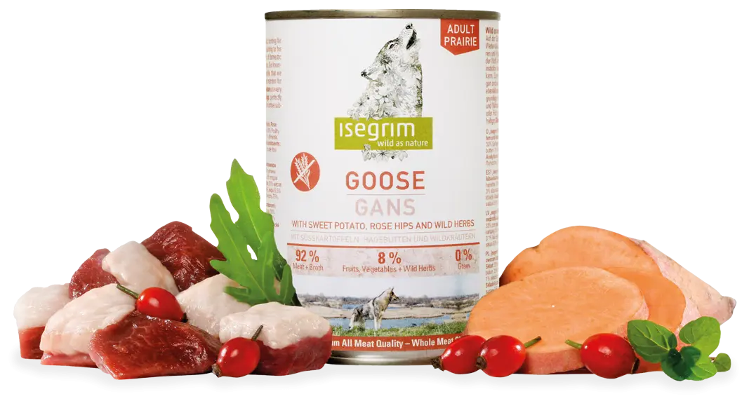 Hrana umeda, Isegrim Dog Adult Goose, 800 g