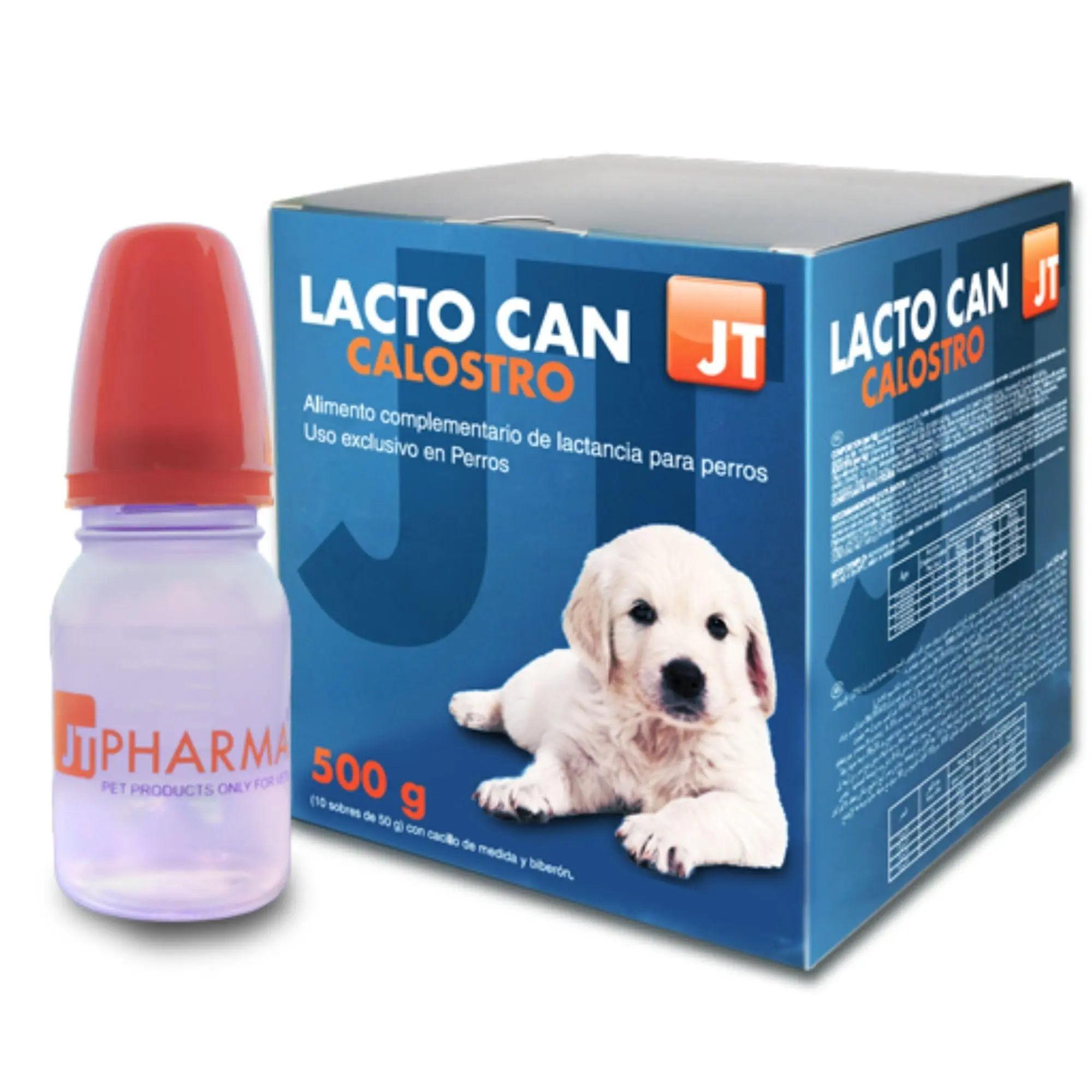 JT-Lacto Can Caini Lapte Praf, 10 plicuri x 50 g