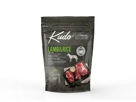 Kudo Junior Mini, Hrana Uscata Presata la Rece, Miel si Orez, 3 kg