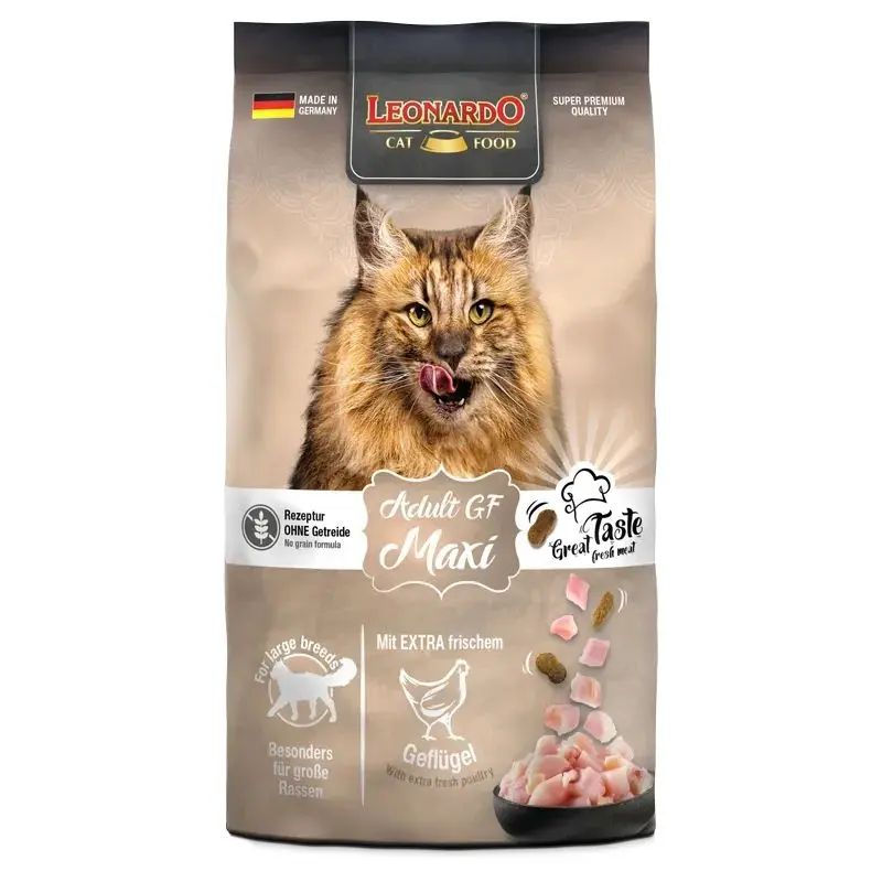 Hrana uscata pisici, Leonardo Adult Grain Free Maxi, 300 g