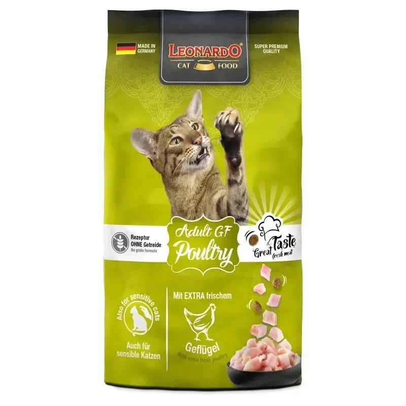 Hrana uscata pisici, Leonardo Adult Grain Free Pasare, 300 g