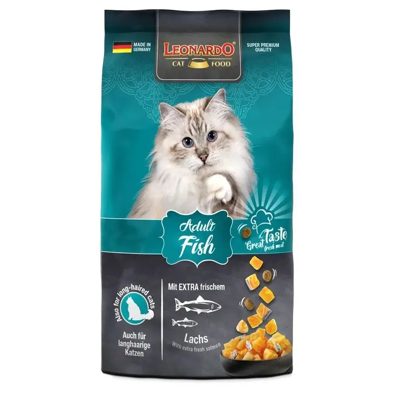 Hrana uscata pisici, Leonardo Adult Sensitive Peste, 15 kg