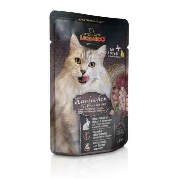 Hrana umeda pisici, Leonardo Iepure & Merisoare, 85 g