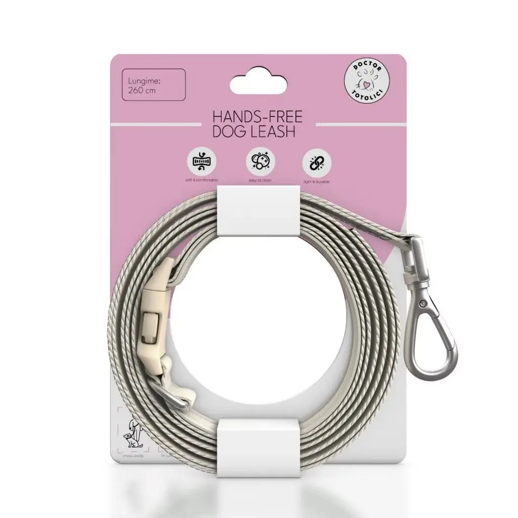 Lesa Hands-free ultra-usoara din policoton Doctor Totolici, culoare Oat Milk