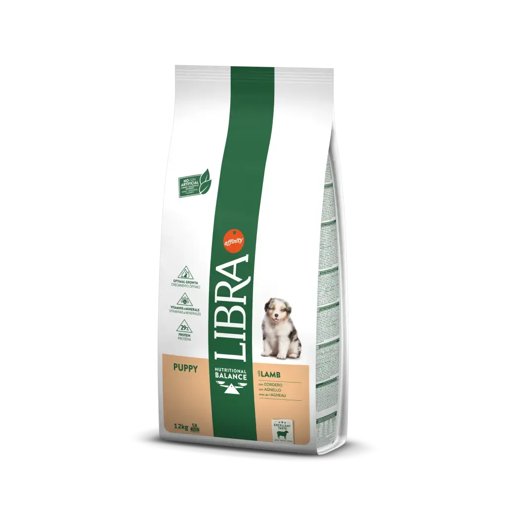 Hrana Uscata Catei, Libra Dog Puppy Medium-Maxi, Miel, 12 kg