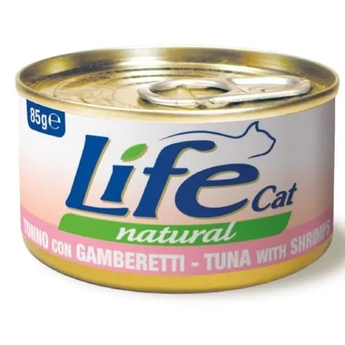 Hrana Umeda Pisici, Life Cat, Ton & Creveti, 85 g