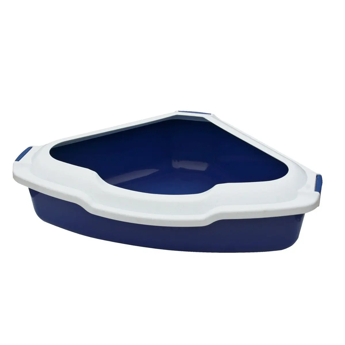 Happet Litiera de Colt cu Rama, 56x43x14 cm, Albastru