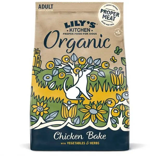 Lily's Kitchen Dog Organic Chicken Bake Adult Dry Food, 7 kg