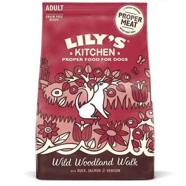 Lily's Kitchen Dog Duck, Salmon, Venison Wild Woodland Walk Adult Dry Food, 7 kg