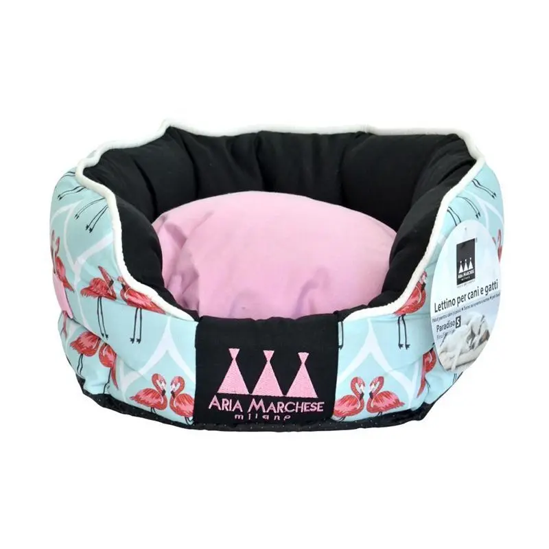 Pat caini si pisici, Aria Marchese Paradiso Bleu/ Flamingo, L 68x60x25 cm