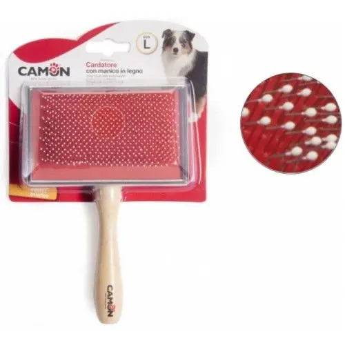 Perie cu maner de lemn, Camon, XL 12.5x8 cm
