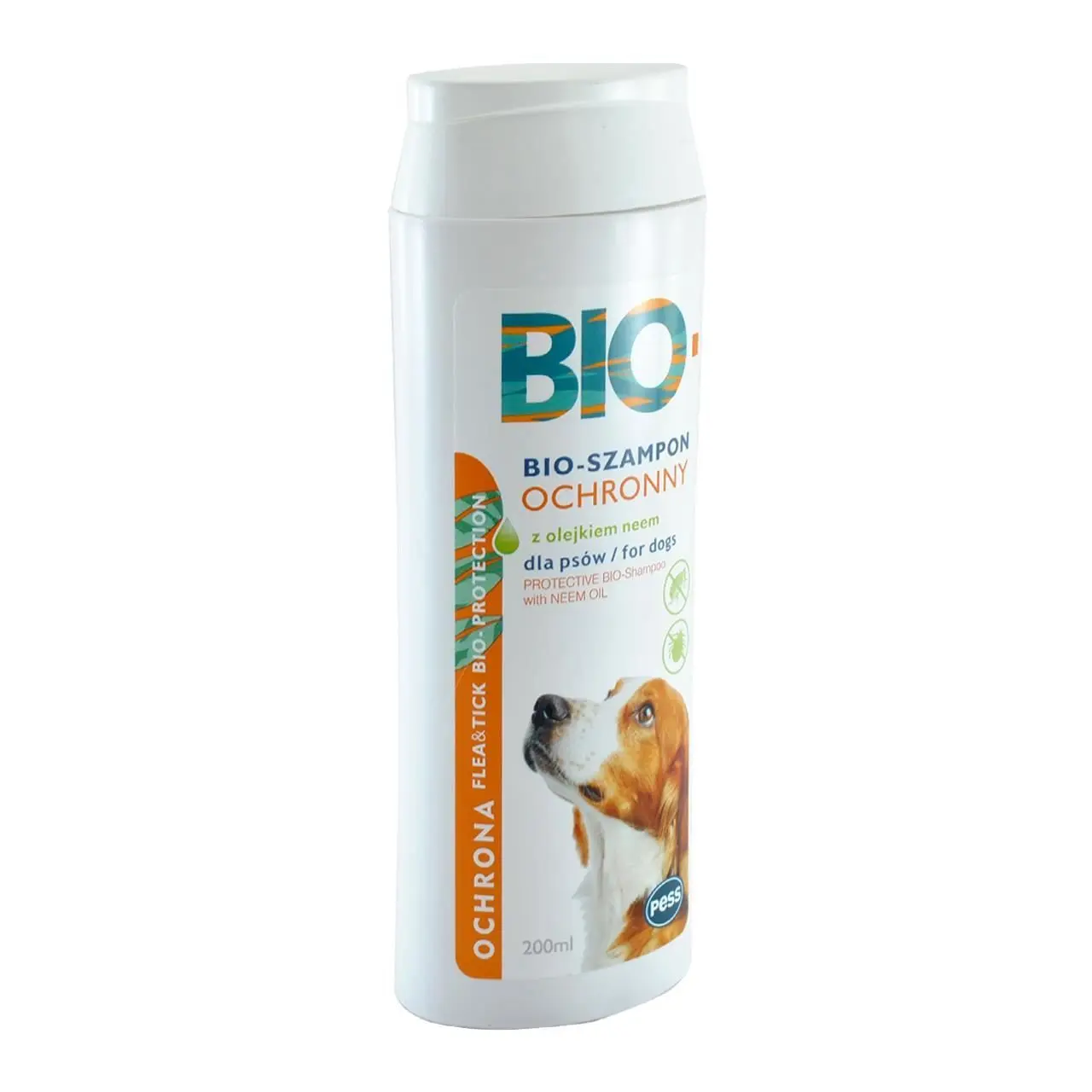 PESS Bio Sampon Caini Antiparazitar cu Ulei de Neem, 200 ml
