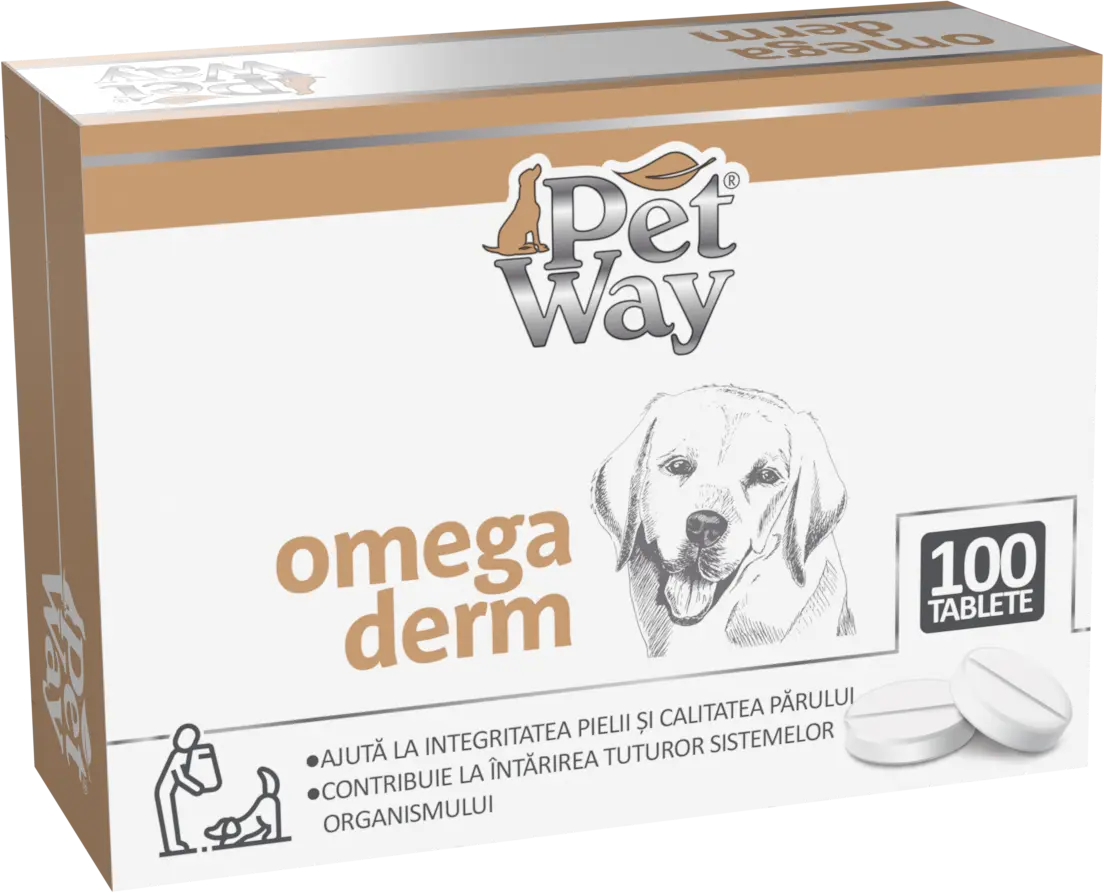 PetWay Omega Derm, 100 tablete