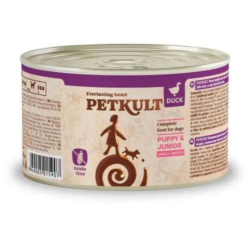 Petkult Dog Mini Junior Rata, 185 g