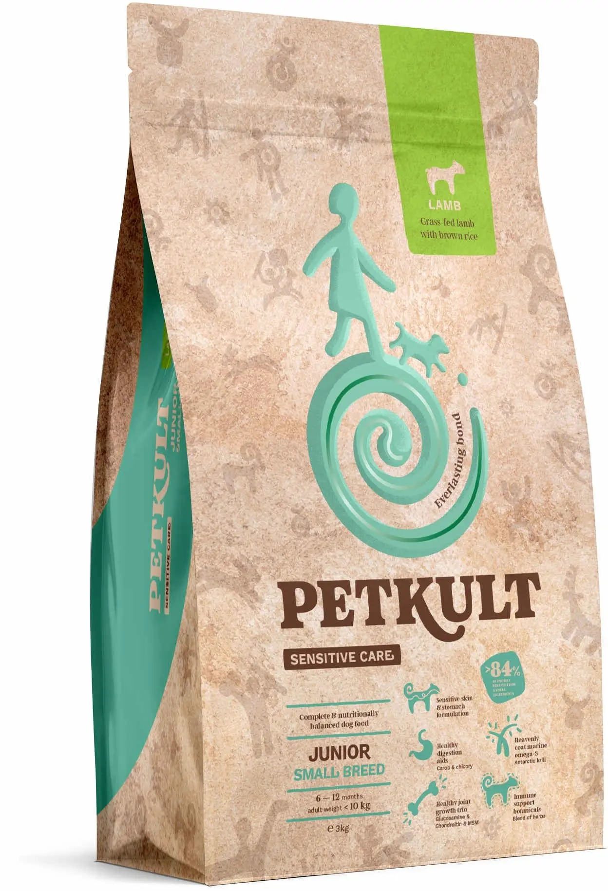 Petkult Sensitive Junior Small, 1 kg