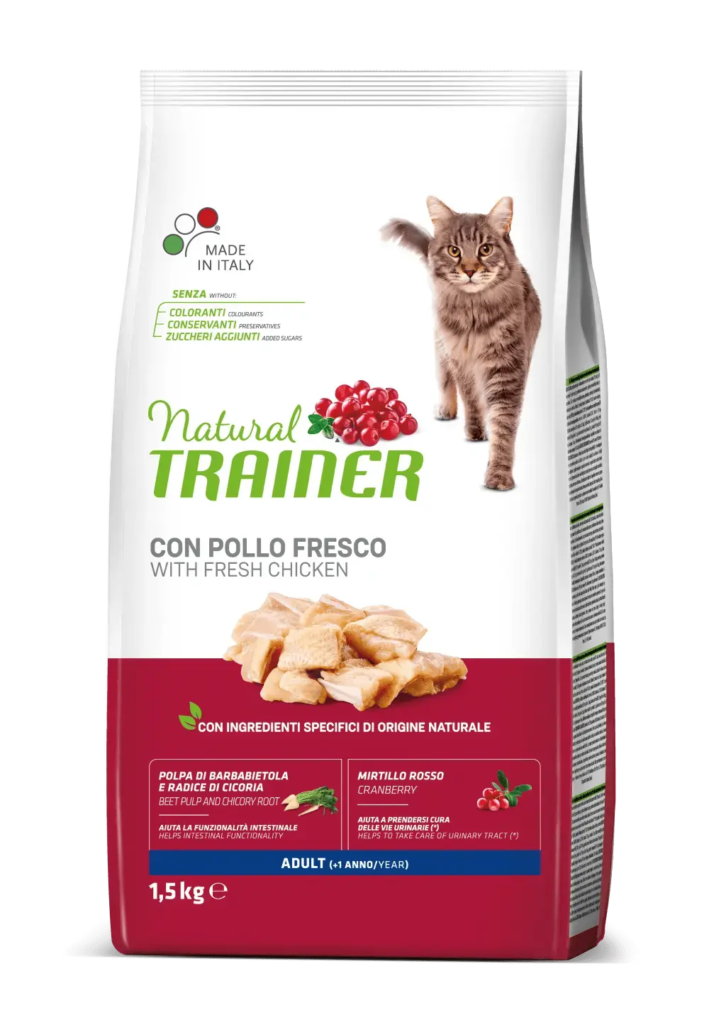 Hrana Uscata Pisici, Natural Trainer, Pui, 1.5 kg