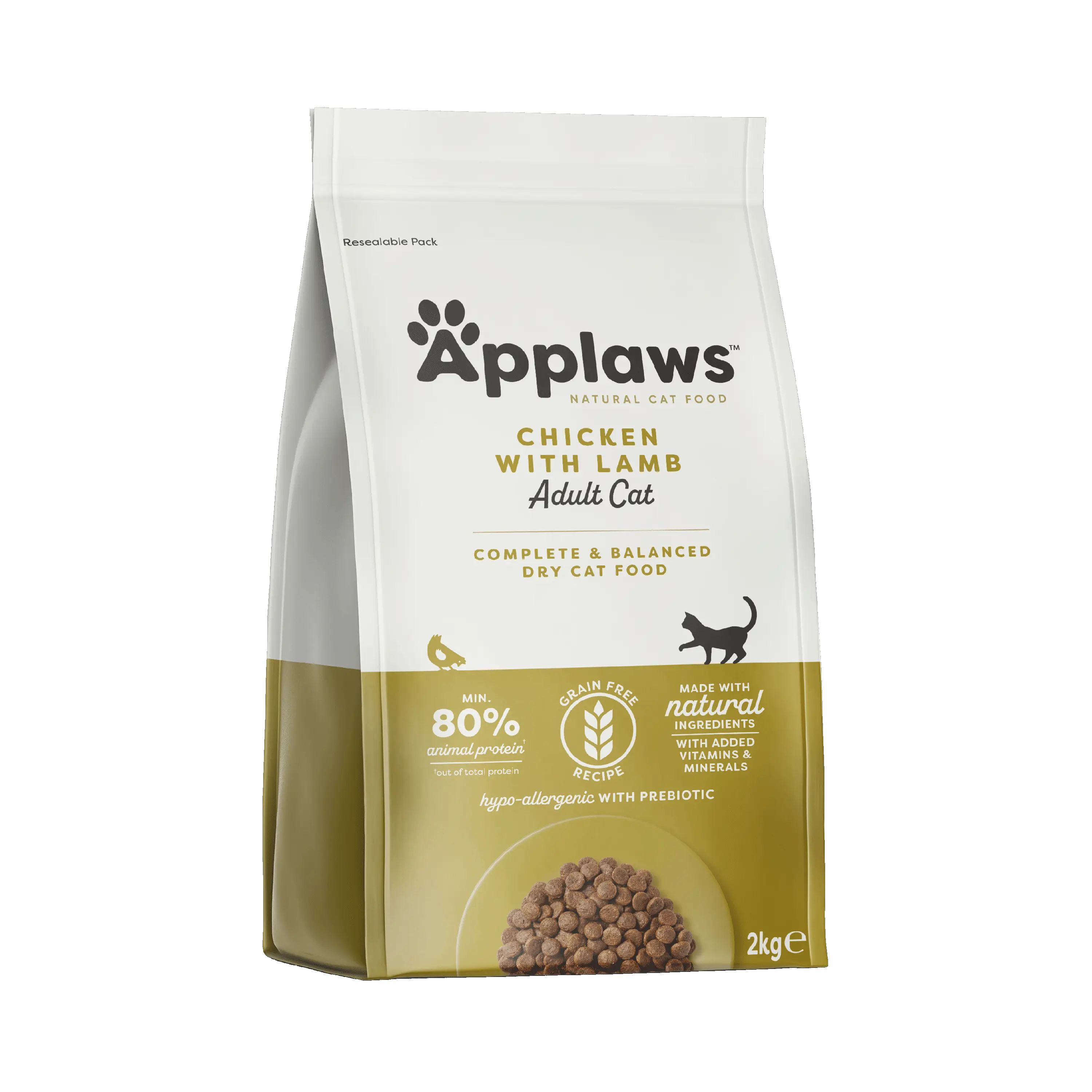 Hrana uscata pisici, Applaws Cat Adult Cu Miel, 2 kg