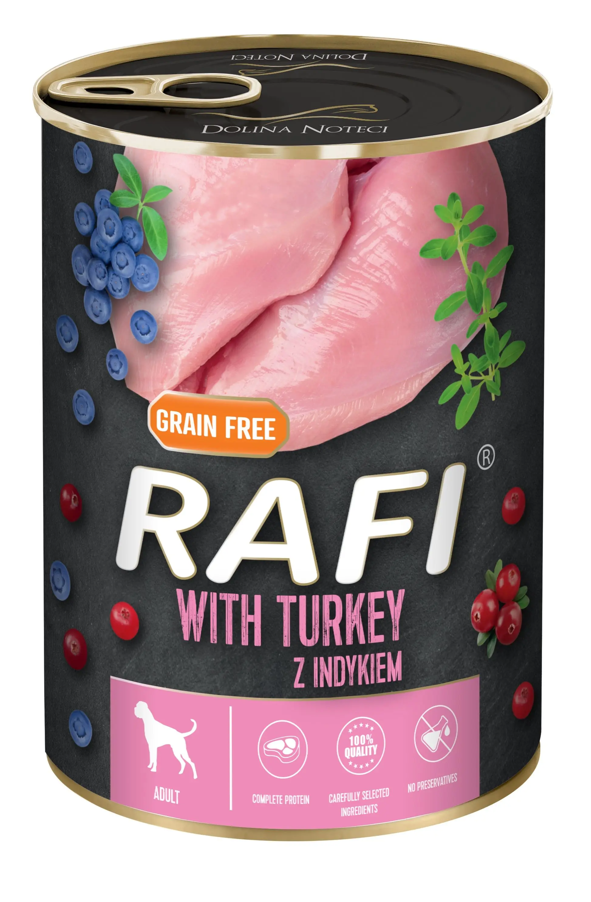 Hrana Umeda Caini, Rafi Dog, Curcan si Afine, 400 g