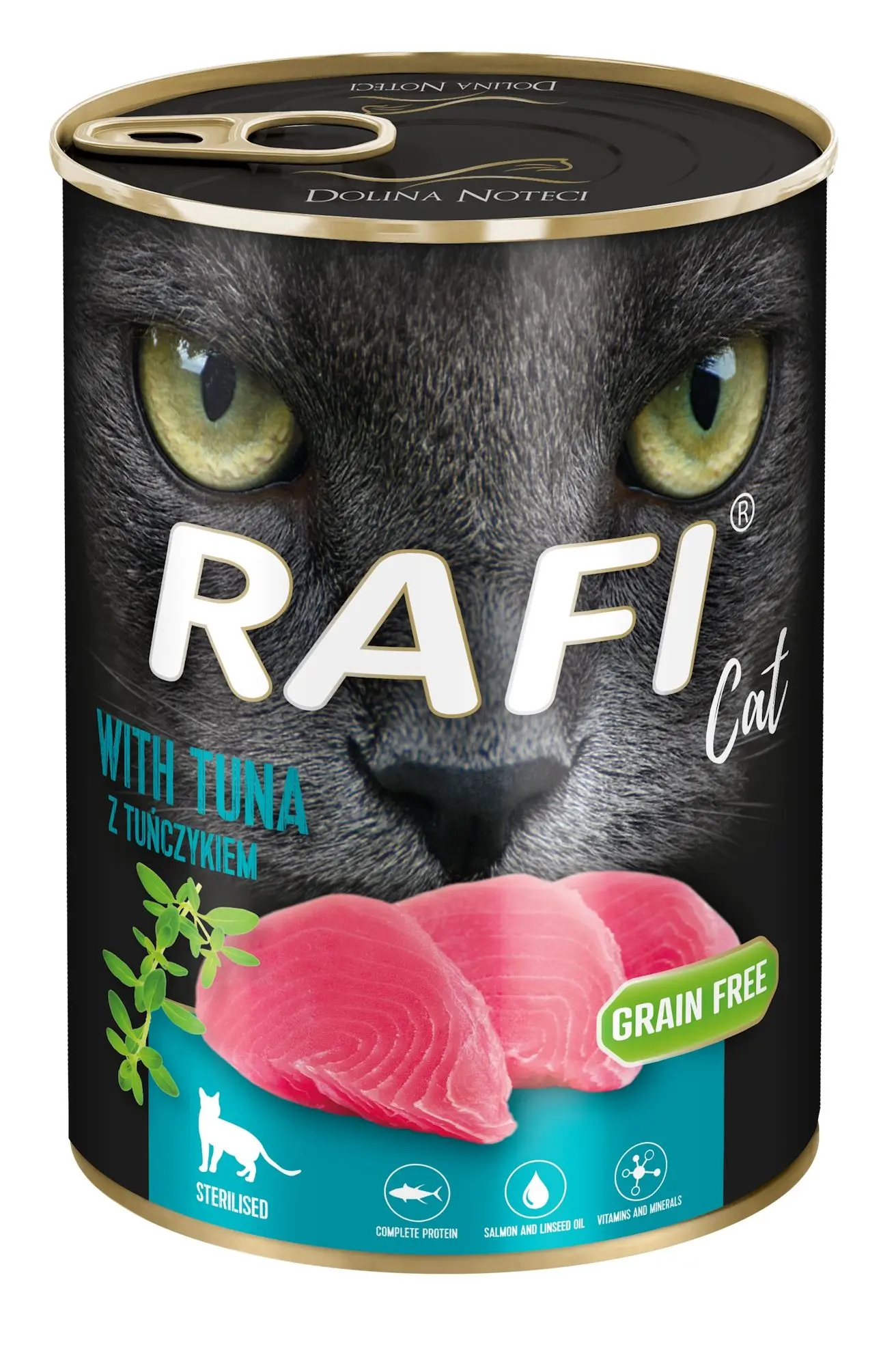 Hrana Umeda Pisici Sterilizate, Rafi Cat, Ton, 400 g