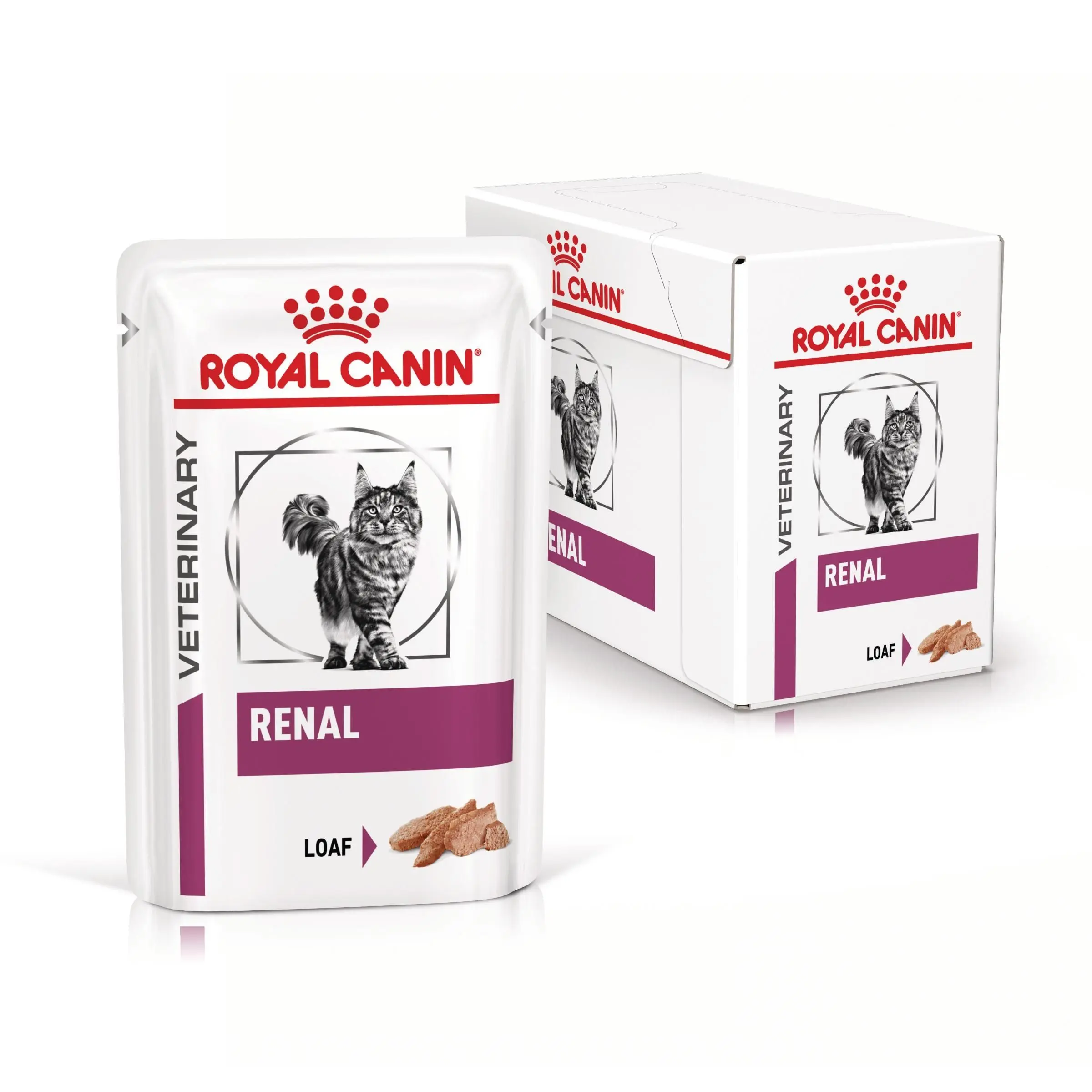 ROYAL CANIN Renal Loaf, dieta veterinara, plic hrana umeda pisici, sistem renal, (pate), 12x85 g