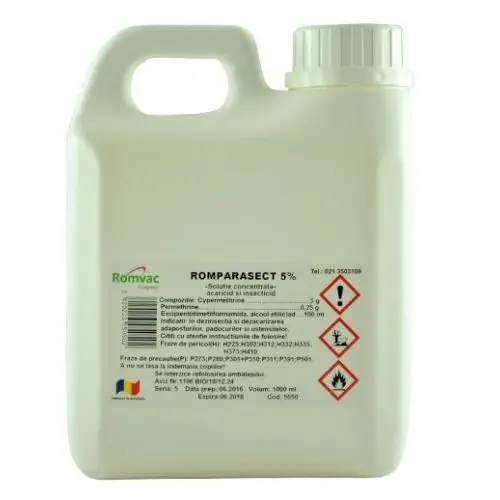 Romparasect 5% Solutie Concentrata, 1 L