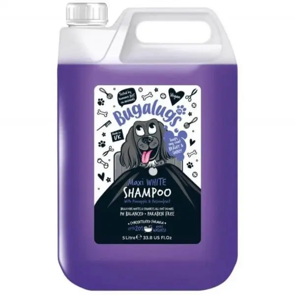 Sampon Caini, Bugalugs Maxi White, 5 L