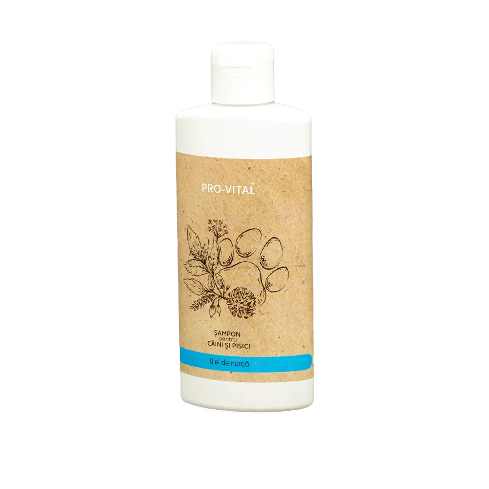 Sampon Pro Vital cu Ulei de nurca, caini si pisici, 200 ml