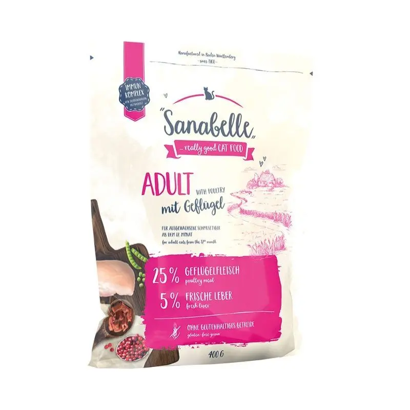 Hrana uscata pisici, Sanabelle Adult, Pui, 400 g