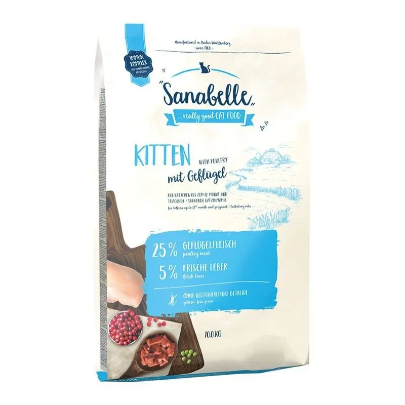 Hrana uscata pisici, Sanabelle Kitten, Pui, 10 kg