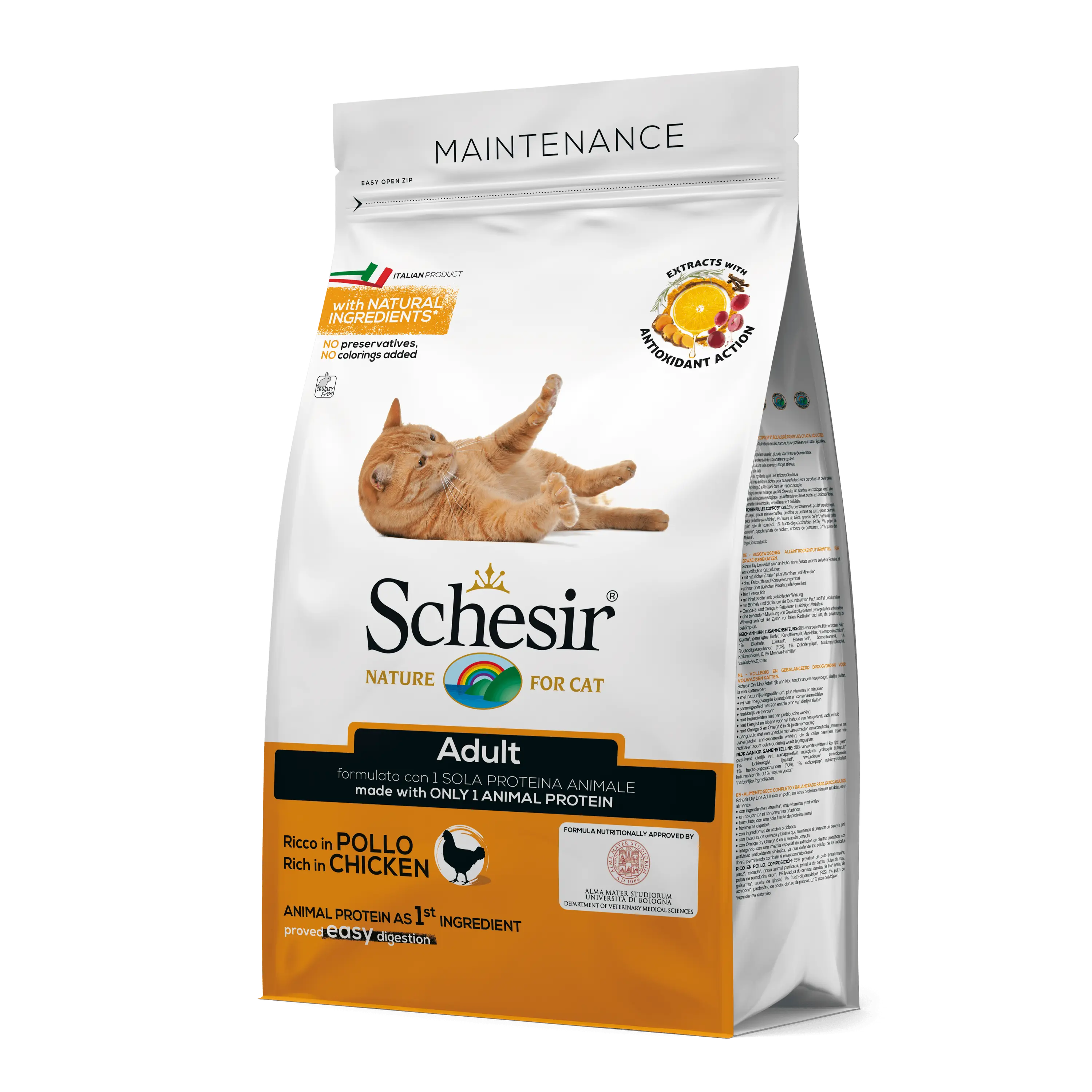 Hrana uscata pisici, Schesir Cat Maintenance Chicken, 10 kg