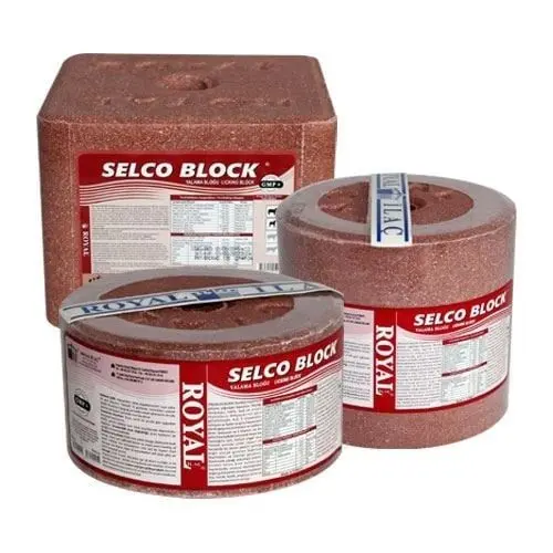 Bloc Mineral pentru animale tinere, Royal Ilac Selco Block, 10 kg