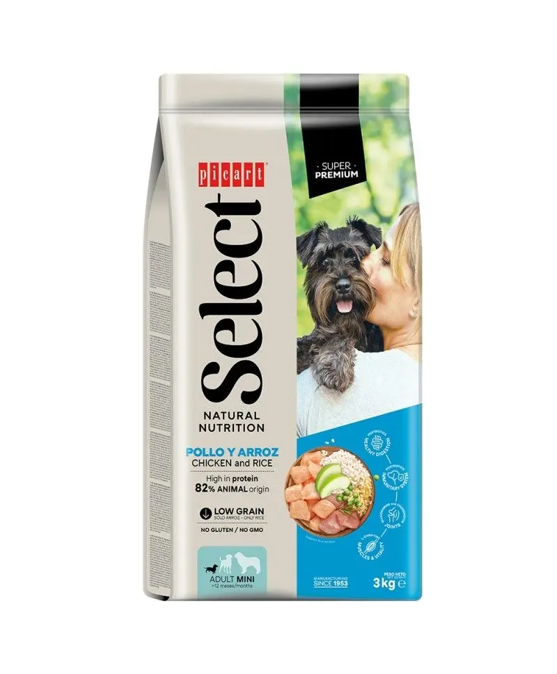 Hrana Uscata Caini Premium, Select Mini Adult, Pui si Orez, 8 kg