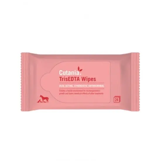 Cutania TrisEDTA Wipes, VetNova, 24 buc