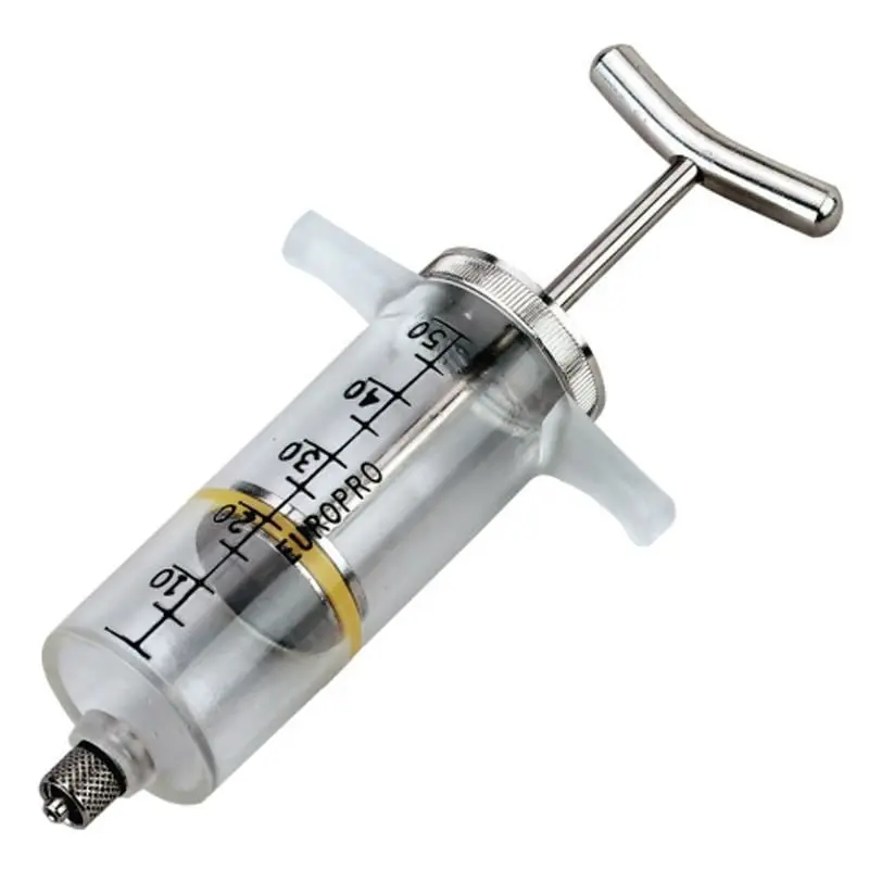 Seringa Nylon 10 ml cu Filet pentru Ac Luer si Maner Metal, Albert Kerbl