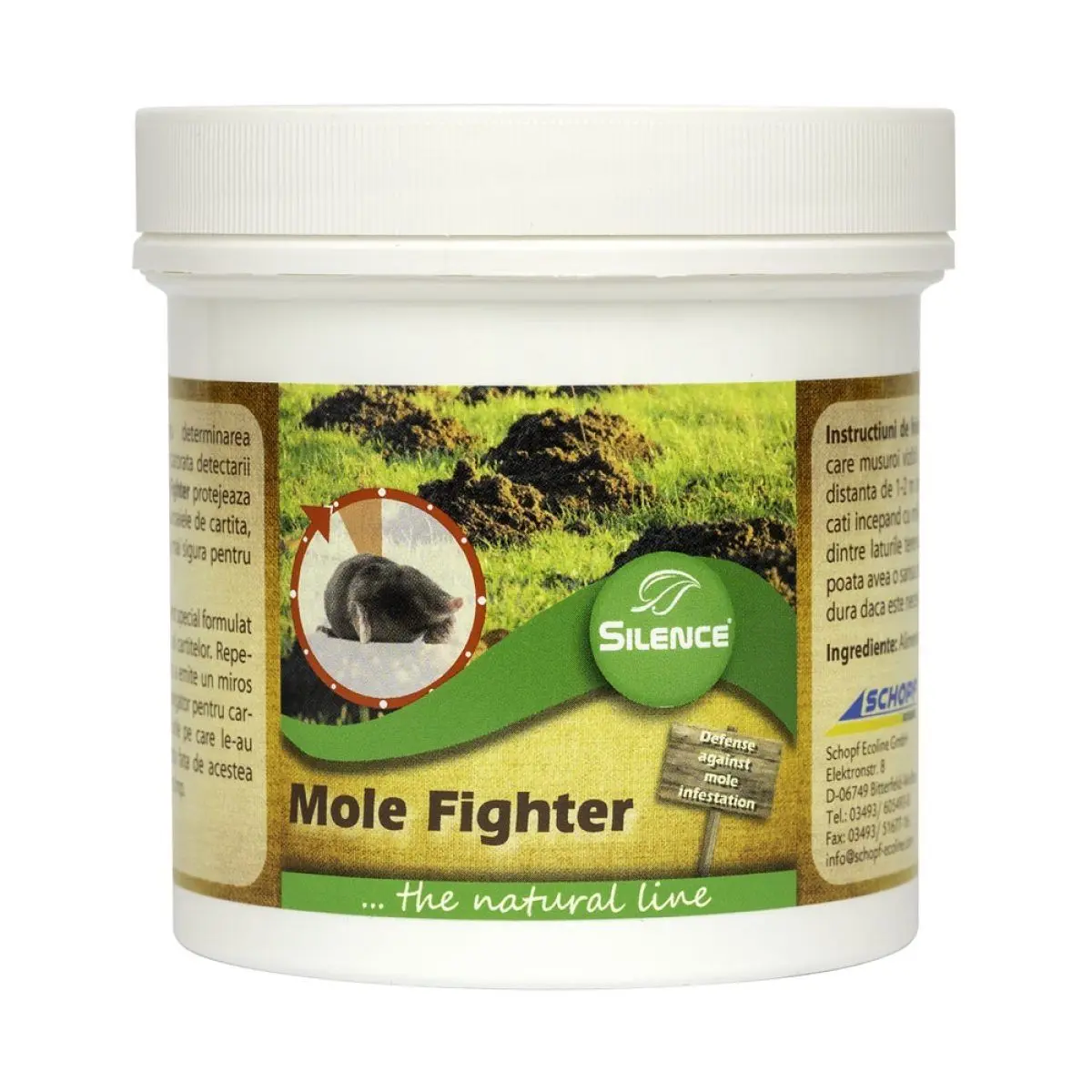 Silence Mole Fighter, 25 bile, anti cartite