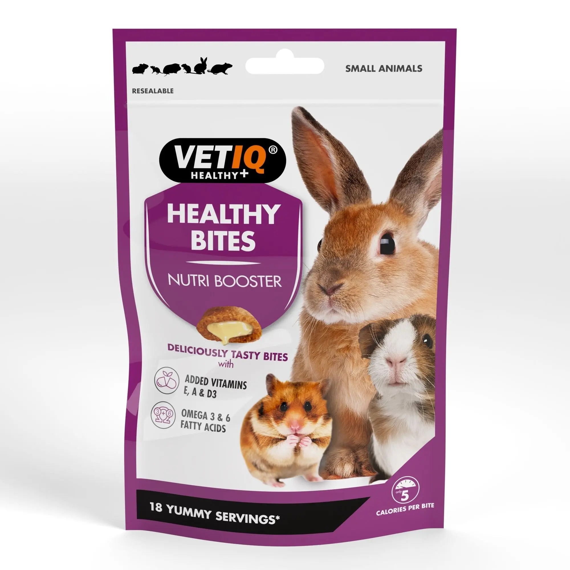 Snack pentru rozatoare Vetiq Healthy Bites Nutri Booster, 30 g