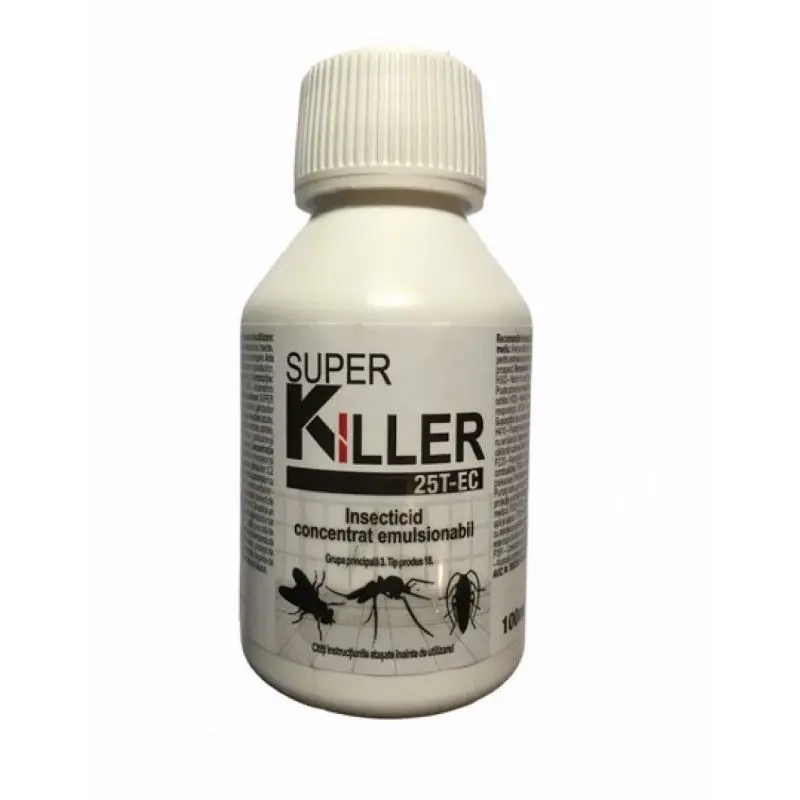 SUPER KILLER 25T-EC Insecticid, Pasteur, 100 ml