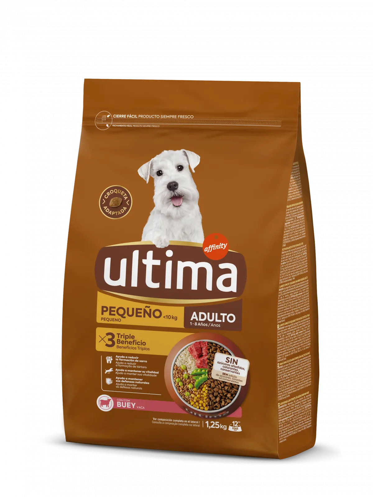 Hrana uscata caini, Ultima Dog, Mini Adult Vita,1.25 kg