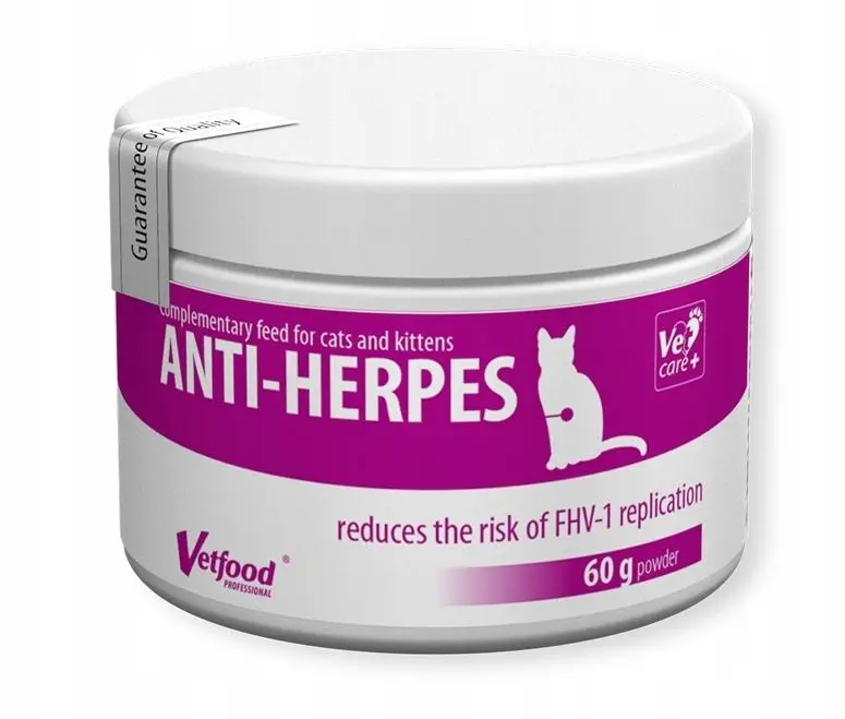 VetFood ANTI-HERPES pentru pisici, 60 g